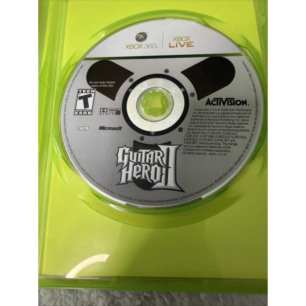 Guitar Hero II (Microsoft Xbox 360, 2007) Complete CIB